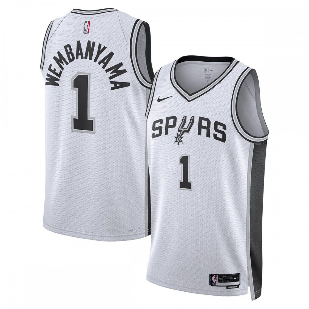Victor Wembanyama San Antonio Spurs Unisex Swingman Jersey - Association Edition - White-Pro Kit Vault | Brand New 26/27 Sports Jerseys
